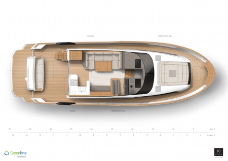 greenline 48 fly new boat for sale - clipper marine uk image 2