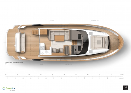 greenline 48 fly new boat for sale - clipper marine uk image 3