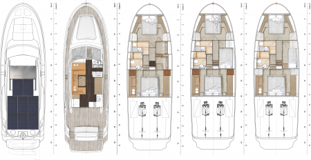 greenline 45 coupe new boat for sale - clipper marine uk image 1