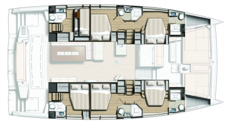 6 Cabins - twin aft