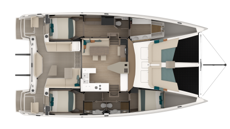 3 Cabins, owner's suite,